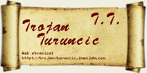 Trojan Turunčić vizit kartica